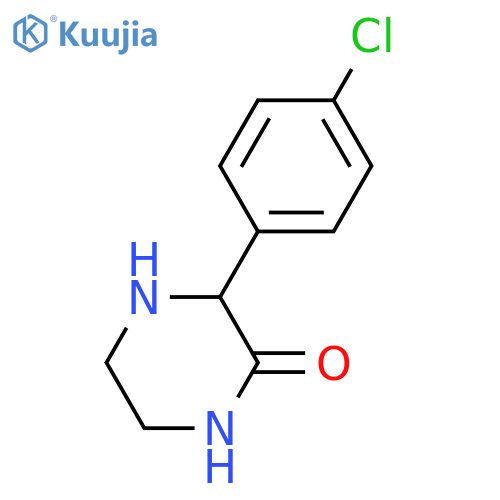 3-(4-Chlorophenyl)piperazin-2-one structure