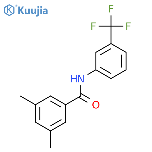 3,5-Dimethyl-N-[3-(trifluoromethyl)phenyl]benzamide structure