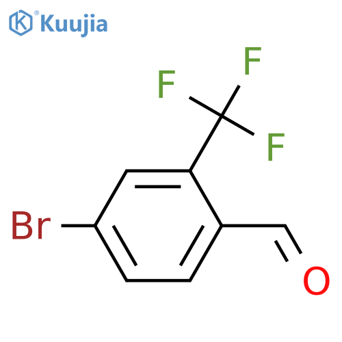 4-Bromo-2-(trifluoromethyl)benzaldehyde structure