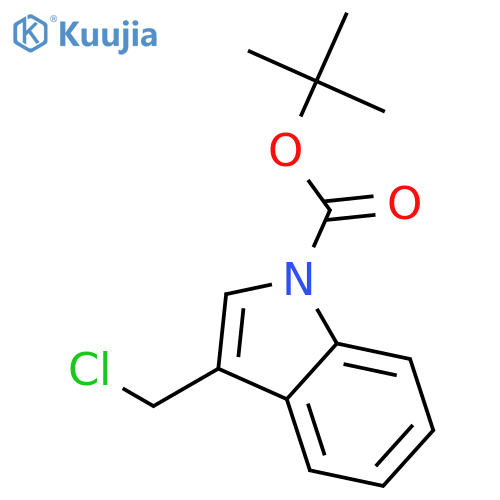 3-(Chloromethyl)-1H-indole-1-carboxylic Acid 1,1-Dimethylethyl Ester structure
