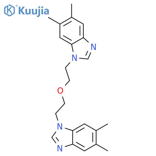 1H-Benzimidazole, 1,1'-(oxydi-2,1-ethanediyl)bis[5,6-dimethyl- structure
