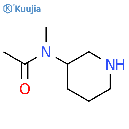 N-methyl-N-(piperidin-3-yl)acetamide structure
