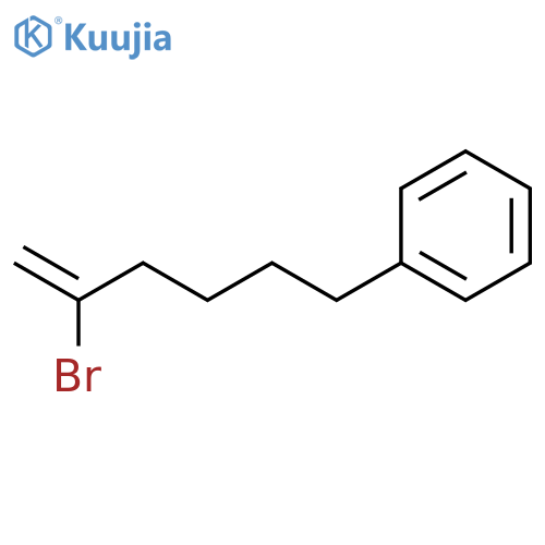 Benzene, (5-bromo-5-hexenyl)- structure