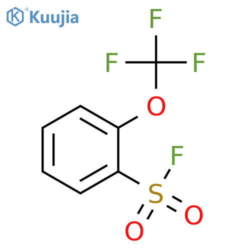 Benzenesulfonyl fluoride, 2-(trifluoromethoxy)- structure