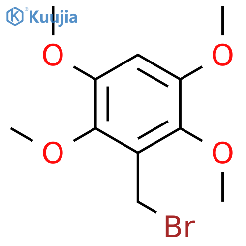 3-(bromomethyl)-1,2,4,5-tetramethoxybenzene structure