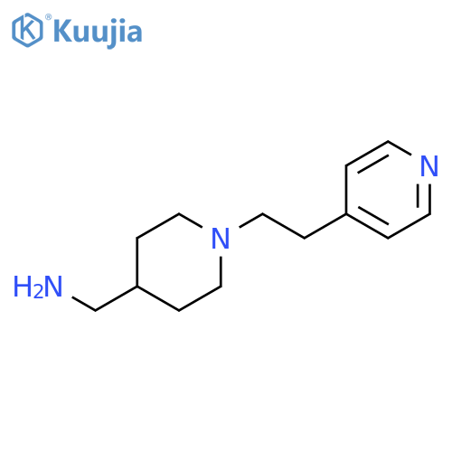 {1-[2-(Pyridin-4-yl)ethyl]piperidin-4-yl}methanamine structure