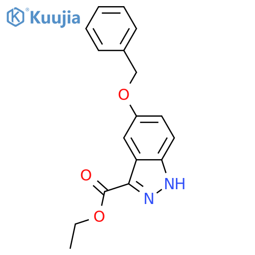 Ethyl 5-(Benzyloxy)-1h-indazole-3-carboxylate structure