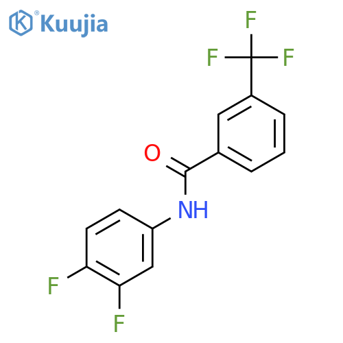 N-(3,4-Difluorophenyl)-3-(trifluoromethyl)benzamide structure