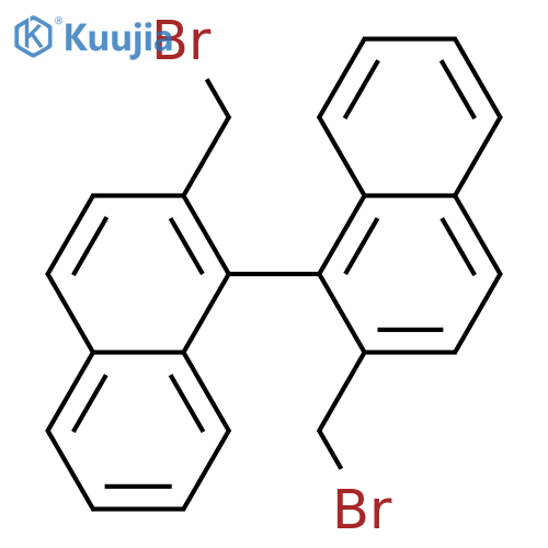 1,1'-Binaphthalene, 2,2'-bis(bromomethyl)-, (1R)- structure