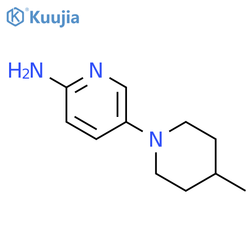 5-(4-Methylpiperidin-1-yl)pyridin-2-amine structure