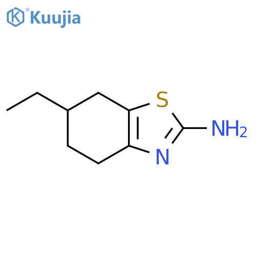 6-ethyl-4,5,6,7-tetrahydro-1,3-benzothiazol-2-amine structure