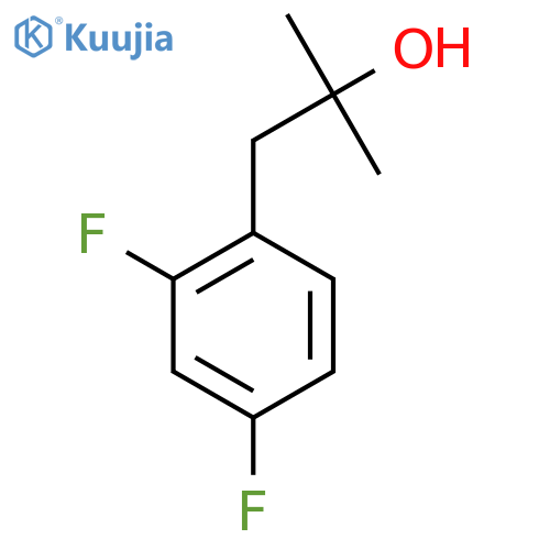 1-(2,4-Difluorophenyl)-2-methylpropan-2-ol structure