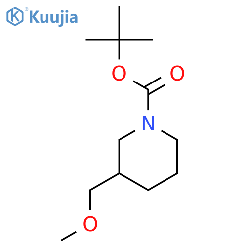 tert-Butyl 3-(methoxymethyl)piperidine-1-carboxylate structure