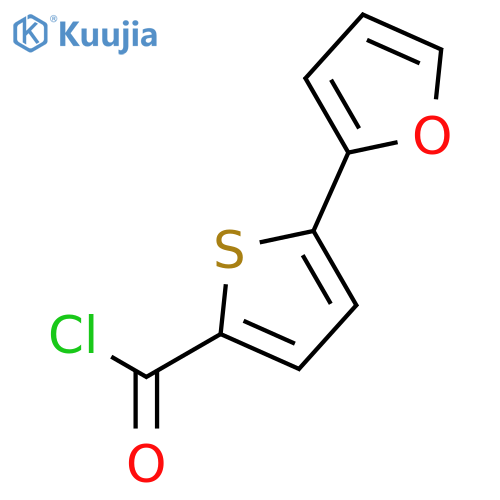 2-Thiophenecarbonylchloride, 5-(2-furanyl)- structure