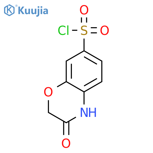 3-Oxo-3,4-dihydro-2H-1,4-benzoxazine-7-sulfonyl Chloride structure
