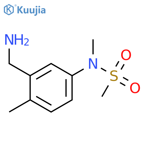 Methanesulfonamide, N-[3-(aminomethyl)-4-methylphenyl]-N-methyl- structure