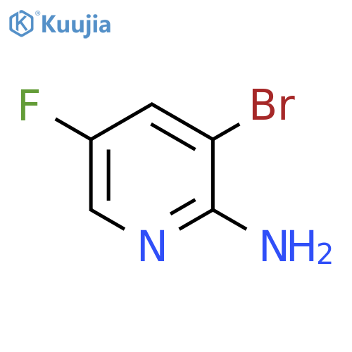 2-Amino-3-bromo-5-fluoropyridine structure