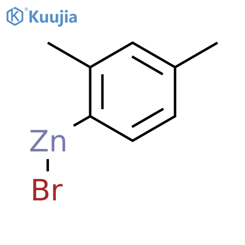 Zinc, bromo(2,4-dimethylphenyl)- structure