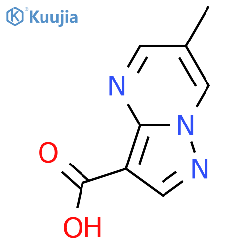 6-Methylpyrazolo[1,5-a]pyrimidine-3-carboxylic acid structure