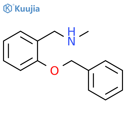 1-[2-(benzyloxy)phenyl]-N-methylmethanamine structure