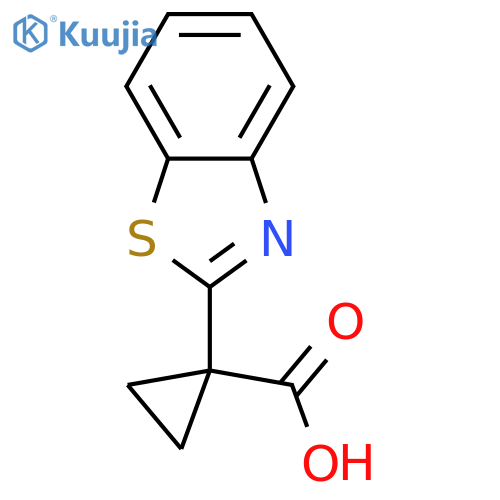 1-(BenzoDthiazol-2-yl)cyclopropanecarboxylic Acid structure