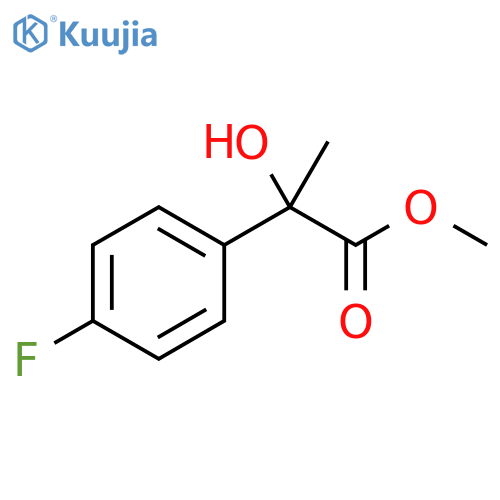 methyl 2-(4-fluorophenyl)-2-hydroxypropanoate structure