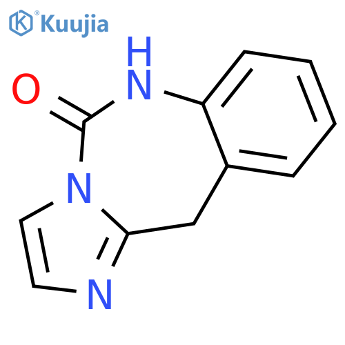 5H-Imidazo[1,2-c][1,3]benzodiazepin-5-one, 6,11-dihydro- structure