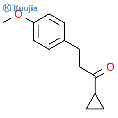 Cyclopropyl 2-(4-methoxyphenyl)ethyl ketone structure