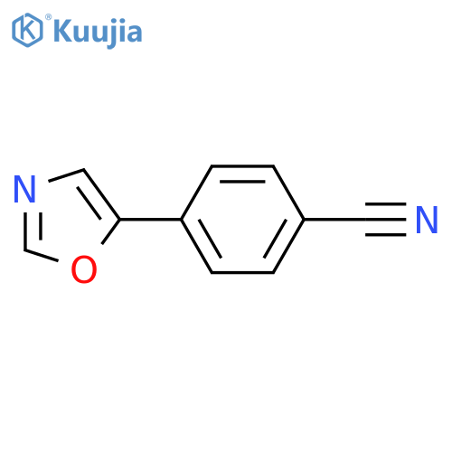4-(5-Oxazolyl)benzonitrile structure
