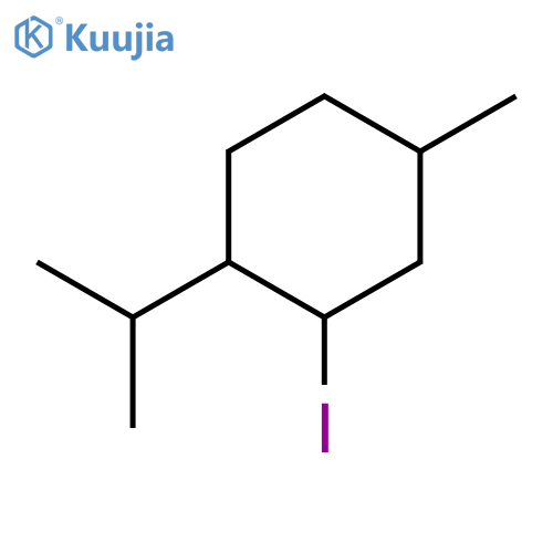 Cyclohexane, 2-iodo-4-methyl-1-(1-methylethyl)-, (1S,2S,4R)- structure