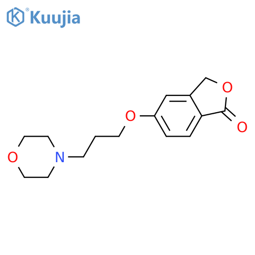 1(3H)-Isobenzofuranone, 5-[3-(4-morpholinyl)propoxy]- structure