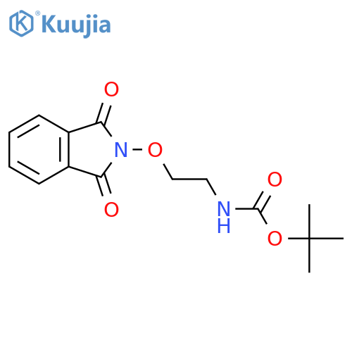 tert-butyl N-[2-(1,3-dioxoisoindolin-2-yl)oxyethyl]carbamate structure