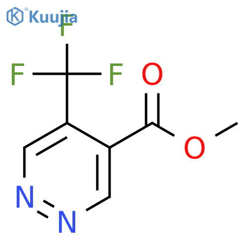 4-Pyridazinecarboxylic acid, 5-(trifluoromethyl)-, methyl ester structure