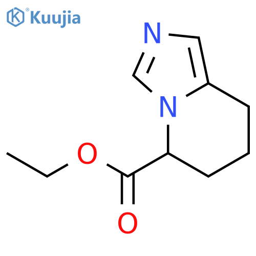 Ethyl 5,6,7,8-tetrahydroimidazo[1,5-a]pyridine-5-carboxylate structure