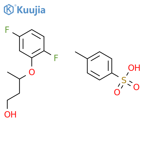 1-Butanol, 3-(2,5-difluorophenoxy)-, 4-methylbenzenesulfonate, (3R)- structure