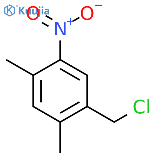 2,4-Dimethyl-5-nitrobenzyl chloride structure
