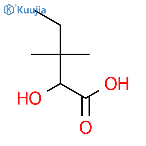 2-hydroxy-3,3-dimethylpentanoic acid structure
