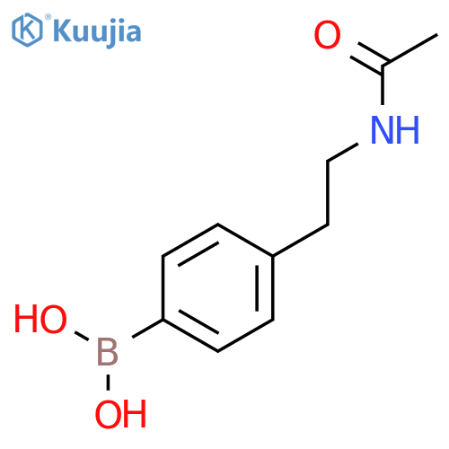 4-(2-Acetamidoethyl)phenylboronic acid structure