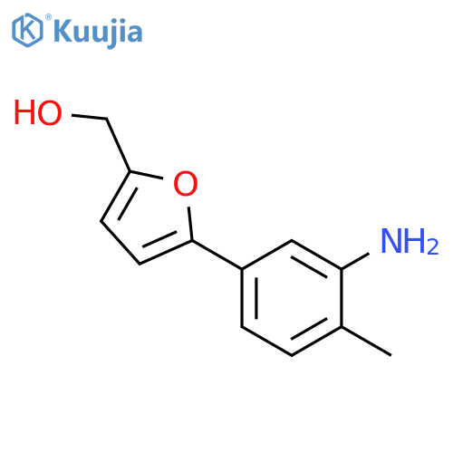 [5-(3-AMINO-4-METHYLPHENYL)-2-FURYL]METHANOL structure