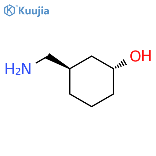 Cyclohexanol, 3-(aminomethyl)-, (1R,3R)-rel- structure