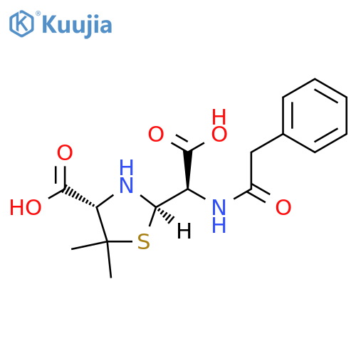 5R,6R-Benzylpenicilloic Acid structure