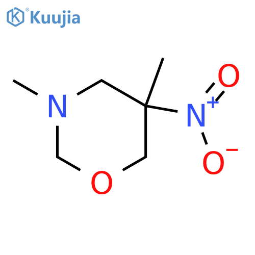 2H-1,3-Oxazine, tetrahydro-3,5-dimethyl-5-nitro- structure