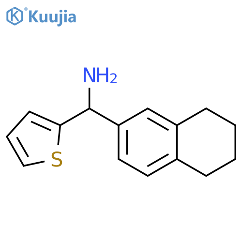 5,6,7,8-Tetrahydronaphthalen-2-yl(thiophen-2-yl)methanamine structure