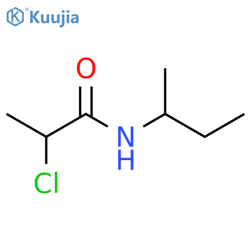 N-(butan-2-yl)-2-chloropropanamide structure