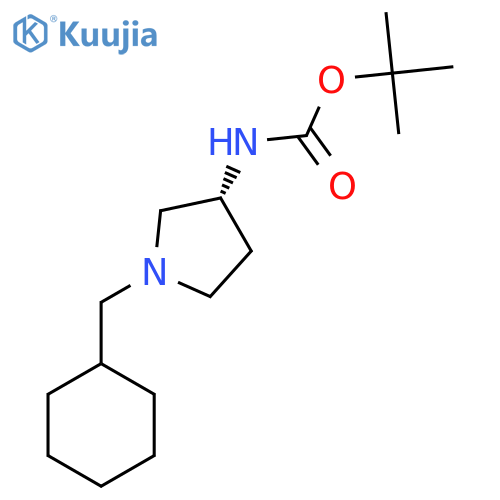 (R)-Tert-Butyl 1-(cyclohexylmethyl)pyrrolidin-3-ylcarbamate structure