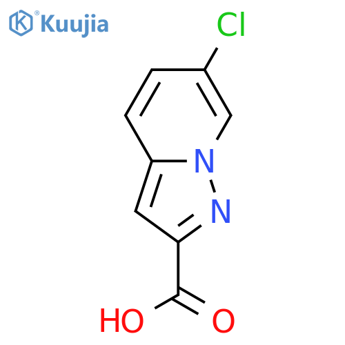 6-Chloropyrazolo[1,5-a]pyridine-2-carboxylic acid structure