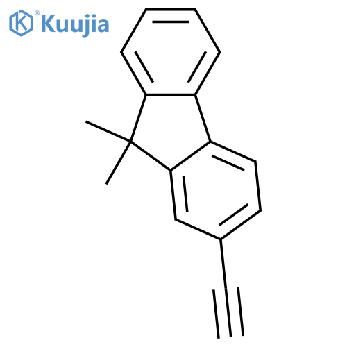 2-ethynyl-9,9-dimethyl-9H-fluorene structure