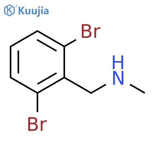 (2,6-dibromophenyl)methyl(methyl)amine structure