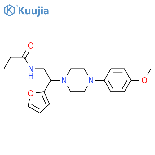 N-2-(furan-2-yl)-2-4-(4-methoxyphenyl)piperazin-1-ylethylpropanamide structure