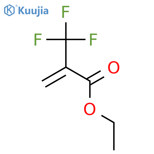 2-Propenoic acid, 2-(trifluoromethyl)-, ethyl ester structure